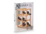 Kinvara Botellero para 6 Botellas de Bambú Marrón 35x24x4 cm (Set de 6)