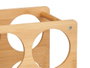 Kinvara Botellero para 6 Botellas de Bambú Marrón 35x24x4 cm (Set de 6)