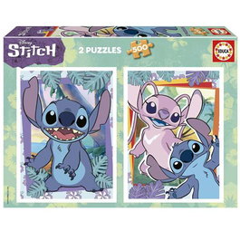 Educa Puzzle Stitch 2 x 500 Piezas, Edad Recomendada 11 a 99 Años