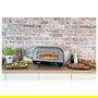 UNOLD 68816 LUIGI Horno de Pizzas Eléctrico Digital, 1700W, Hasta 30 cm, 450 °C, Acero Inoxidable Plateado