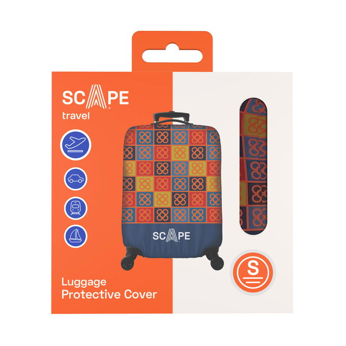 Scape Travel funda protectora de maleta talla S cuadrados
