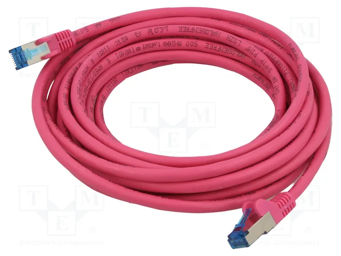 GOOBAY Patch cord Cat 6a S/FTP 5m rosa GOOBAY Patch cord Cat 6a S/FTP 5m rosa