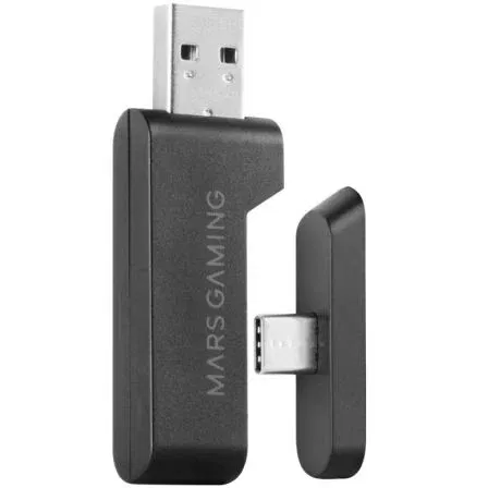 Mars Gaming MHWPRO Auriculares Gaming Inalámbricos con Micrófono Tri-mode (2.4GHz, Bluetooth 5.3, Jack 3.5mm) Negros