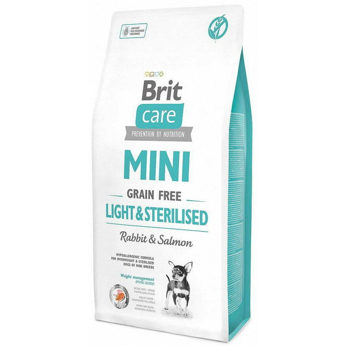 Brit Care Mini Grain Free Light Sterilised Salmón y Conejo 2kg