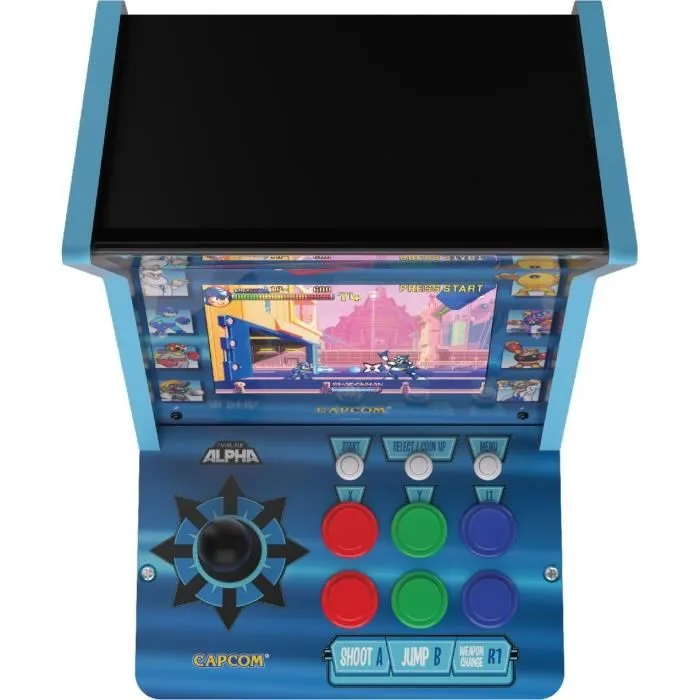 Evercade 5060990240652 Consola Retrogaming Alpha Mega Man Bartop Arcade - SOLO PARA JUEGOS