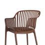 Silla Apilable Polipropileno Exterior 55 X 61 X 80 cm (Set de 4)