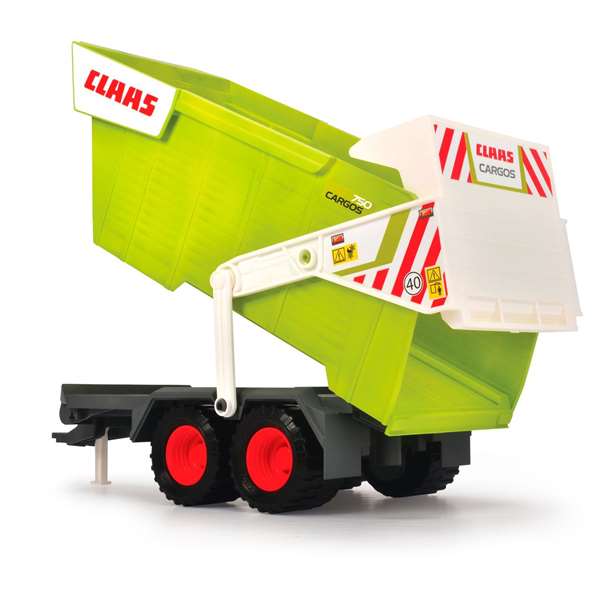 Claas - Tractor de Granja con Remolque a Escala 1:16 - 65 cm - Con Sonidos y Luces - Juguete a Pilas para Niños +3 Años