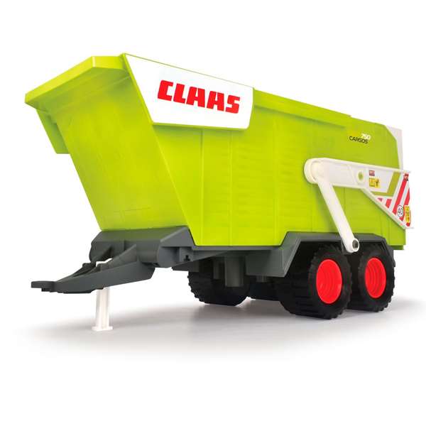 Claas - Tractor de Granja con Remolque a Escala 1:16 - 65 cm - Con Sonidos y Luces - Juguete a Pilas para Niños +3 Años