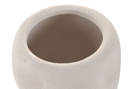 DKD Home Decor Macetero Urban Crudo 14 x 14 x 12 cm (2 Unidades)