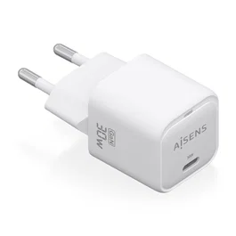 Aisens Cargador GaN 30W USB-C Blanco ASCH-30W1P018-W