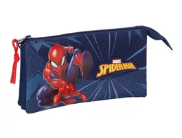Safta Estuche portatodo Spiderman Marvel triple