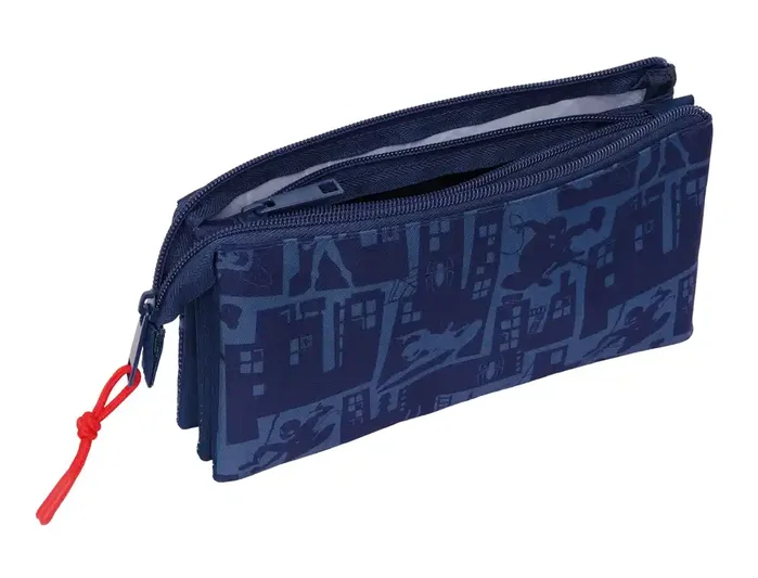 Safta Estuche portatodo Spiderman Marvel triple