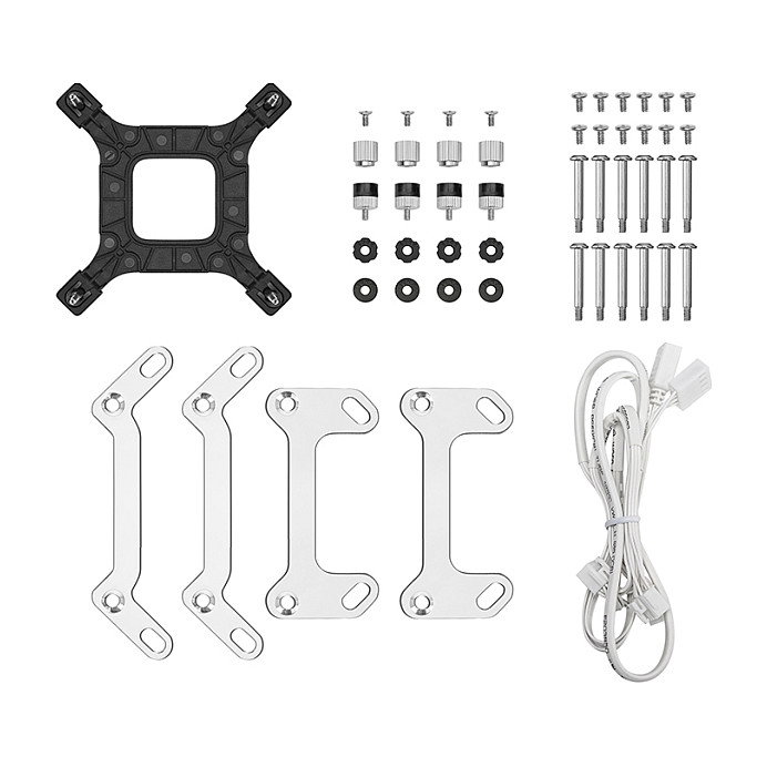 DeepCool LT360 Sistema de refrigeración líquida AIO de 360 mm con 3 ventiladores de 12 cm, Blanco