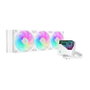 DeepCool LT360 Sistema de refrigeración líquida AIO de 360 mm con 3 ventiladores de 12 cm, Blanco