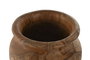 DKD Home Decor Jarron Wood 23 Natural Marron Oscuro 24 x 39.5 x 24 cm