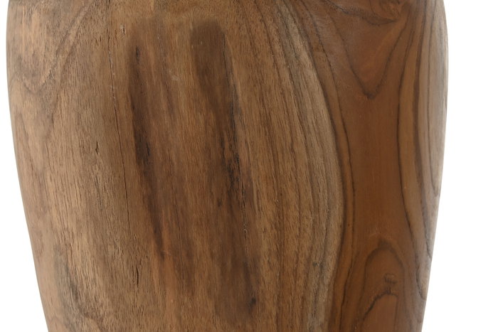 DKD Home Decor Jarron Wood 23 Natural Marron Oscuro 24 x 39.5 x 24 cm