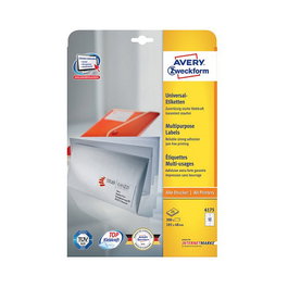 AVERY Zweckform Etiquetas 6175 blanco 105,0 x 48,0 mm