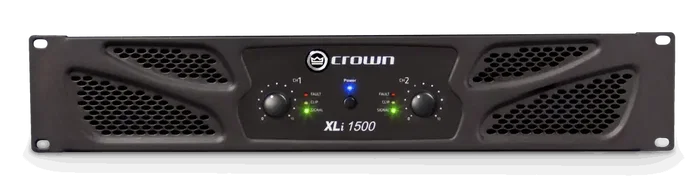Crown XLI 1500 Amplificador de Potencia para Músicos, DJs, Lugares de Culto, Discotecas y Bares