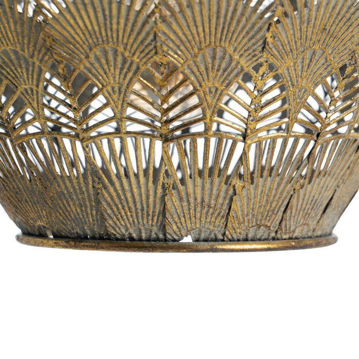 Ixia Lámpara de Techo Oro-Plata Metal 47,50 x 47,50 x 20,50 cm