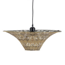 Ixia Lámpara de Techo Oro-Plata Metal 47,50 x 47,50 x 20,50 cm
