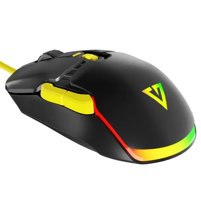 Modecom Volcano Jager Ratón Gaming Ergonómico 12000 DPI USB Negro RGB