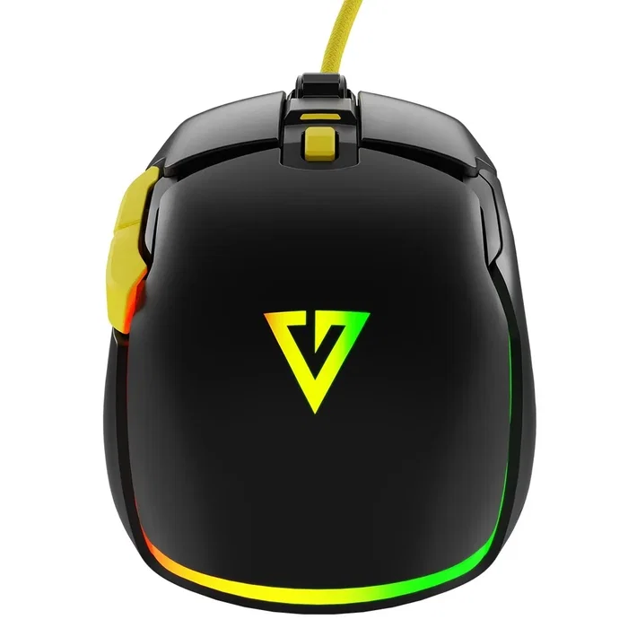 Modecom Volcano Jager Ratón Gaming Ergonómico 12000 DPI USB Negro RGB