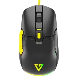 Modecom Volcano Jager Ratón Gaming Ergonómico 12000 DPI USB Negro RGB