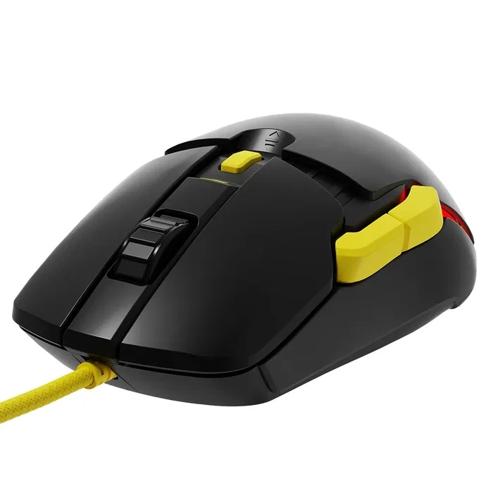 Modecom Volcano Jager Ratón Gaming Ergonómico 12000 DPI USB Negro RGB
