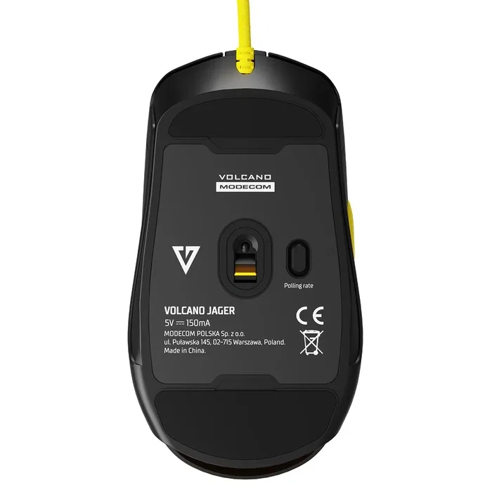 Modecom Volcano Jager Ratón Gaming Ergonómico 12000 DPI USB Negro RGB