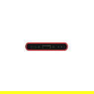 Terratec P50 Pocket Powerbank 5000 mAh Batería Externa con USB y USB-C Dual Carga 2.1A - Color Rojo