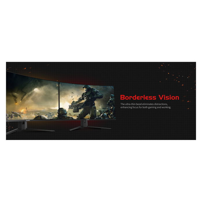 Koorui G3221SC Monitor Gaming Curvo QHD 80 cm (31,5 Pulgadas) 1 ms Negro