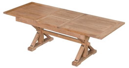 DKD Home Decor Mesa de Comedor de Madera Reciclada y Olmo Natural