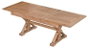 DKD Home Decor Mesa de Comedor de Madera Reciclada y Olmo Natural