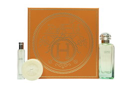 Hermès Un Jardin Sur Le Nil Gift Set 100ml EDT + 15ml EDT + 50g Soap