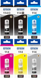 Epson 114 Multipack Negro, Negro Foto, Cian, Magenta, Amarillo y Gris