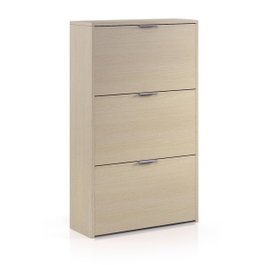 Forés/Arkit Zapatero de 3 puertas abatibles roble