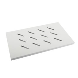 Lanberg AK-1001-S Bandeja fija de 1U de 19 pulgadas, Gris