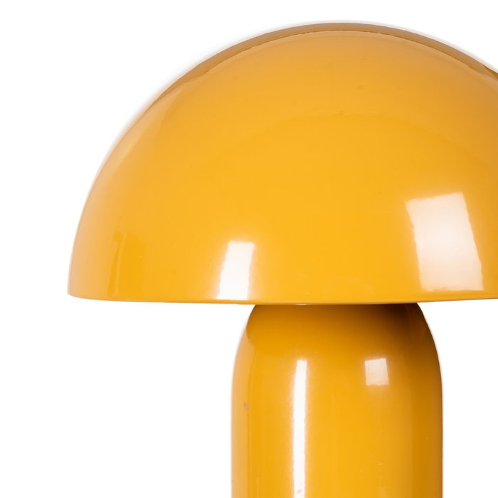 Lámpara Mesa Naranja Metal 20 X 20 X 24,50 cm