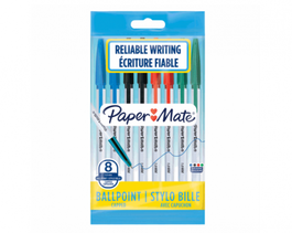 Paper Mate Bolígrafo 045 1.0M Colores Surtidos Blíster 8 Ud