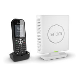 Snom M430 Teléfono DECT Inalámbrico Terminal, Manos Libres, Identificador de Llamadas, Negro Blanco