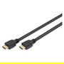 Digitus HDMI Ultra High Speed Anschlusskabel 8K 60Hz 48Gbps 1m Negro - Cable de Video de Alta Velocidad Compatible con 4K 120Hz, 8K 60Hz, HDR, eARC, Resoluciones 10K