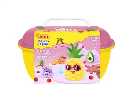 Jovi Plastilina Cofre Sweet con Accesorios Play&Fun para Crear Escenarios Mágicos y Personajes Divertidos