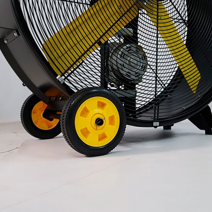 Garland Turbo 48c-V23 Ventilador Industrial de Suelo 660W Ø122cm Negro 73dB con Ruedas Garland Turbo 48c-V23 Ventilador Industrial de Suelo 660W Ø122cm Negro 73dB con Ruedas
