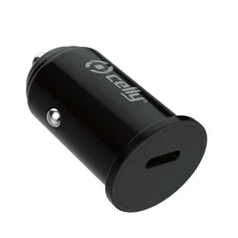 Celly Cargador Coche 20W USB-C Negro