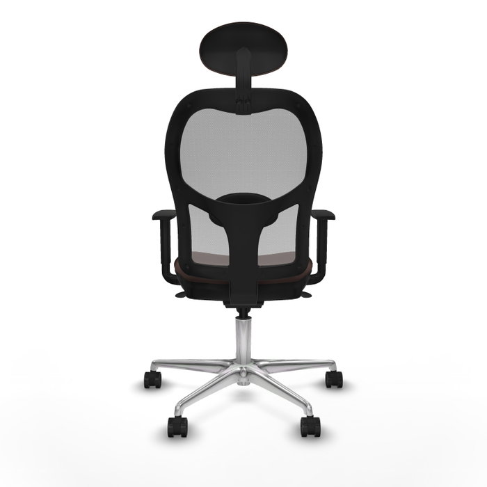 PIQUERAS Y CRESPO Silla de oficina Jorquera Marrón oscuro/Gris PIQUERAS Y CRESPO Silla de oficina Jorquera Marrón oscuro/Gris