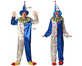 Disfraz para Adultos Azul Payaso