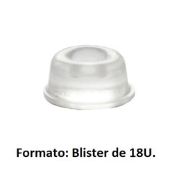 Herrajes Alk Lágrima Adh.Poliuret. 22,3X10,1 Transparente (18U)