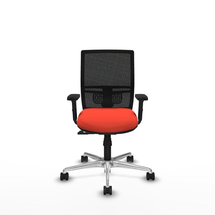PIQUERAS Y CRESPO Silla de oficina Yunquera Naranja oscuro y Negro