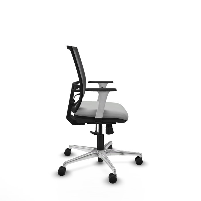 PIQUERAS Y CRESPO Silla de oficina Yunquera Gris claro con mecanismo Sincro PIQUERAS Y CRESPO Silla de oficina Yunquera Gris claro con mecanismo Sincro