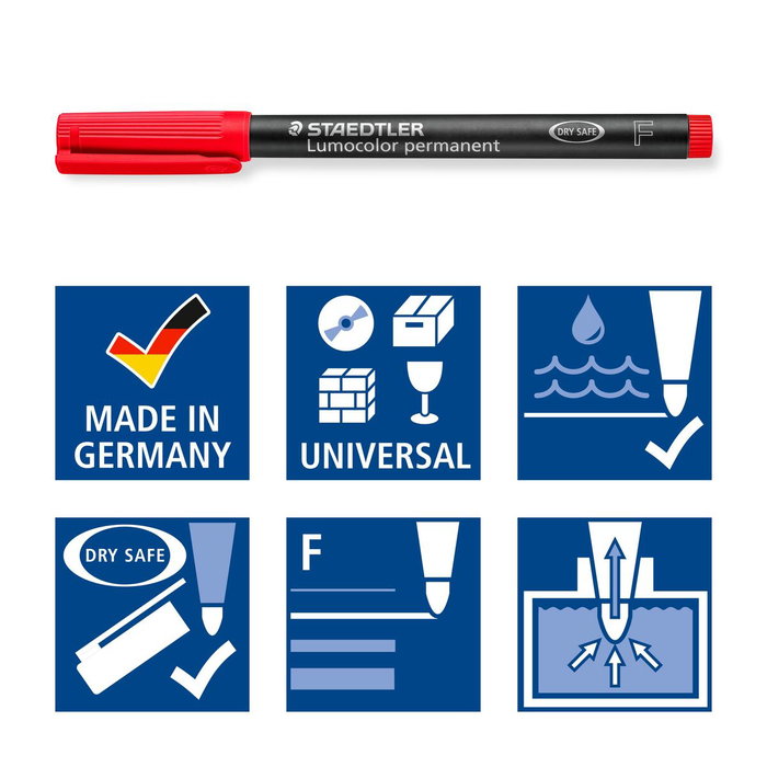 Staedtler Lumocolor 318 F Colores Surtidos 10 Unidades